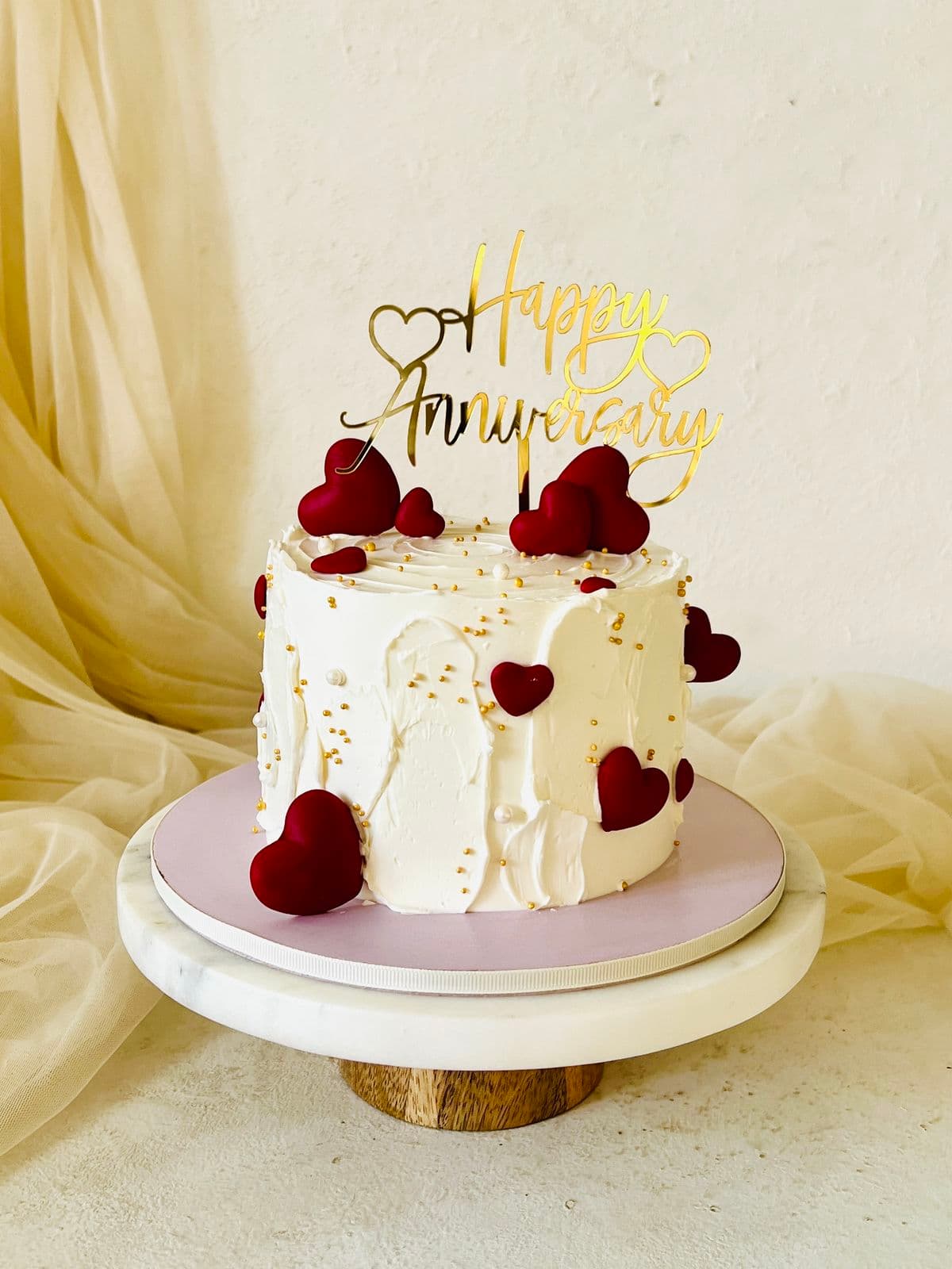 Anniversaries cake reference in Hyderabad.