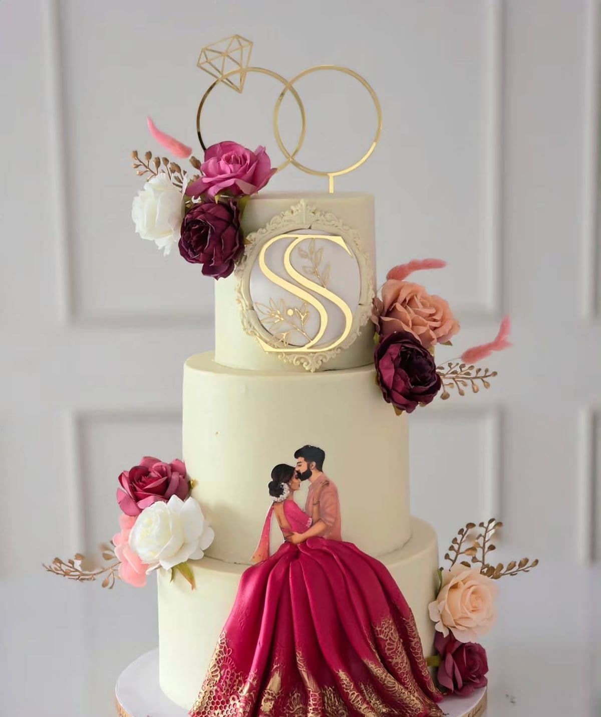 Weddings cake reference in Chennai.