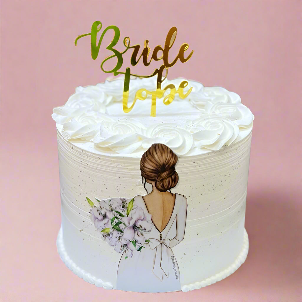 “Ever After Begins” cake with fairy tale-inspired touches