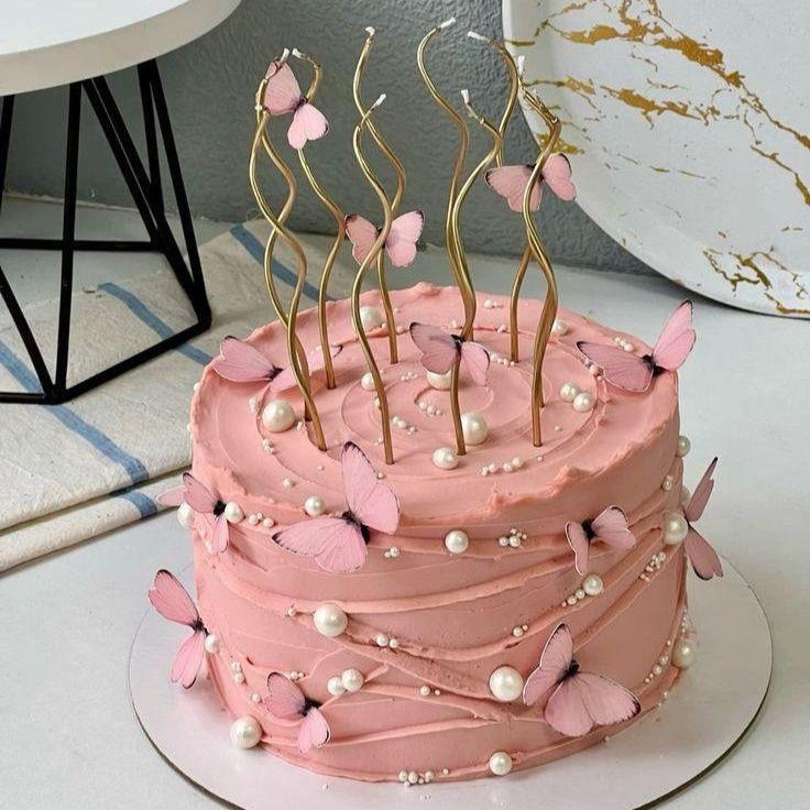 Butterfly Blush Cake
